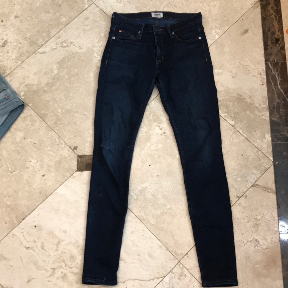 Denim jeans dark rinse. Hudson.